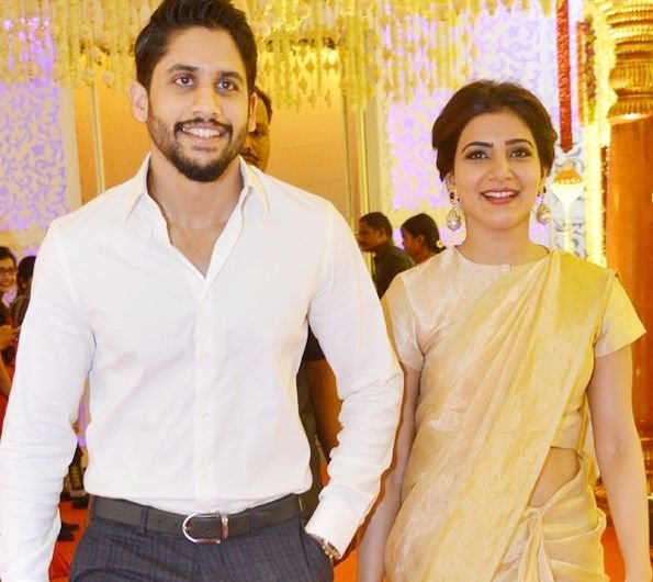 Naga Chaitanya with his wife Samantha Ruth Prabhu