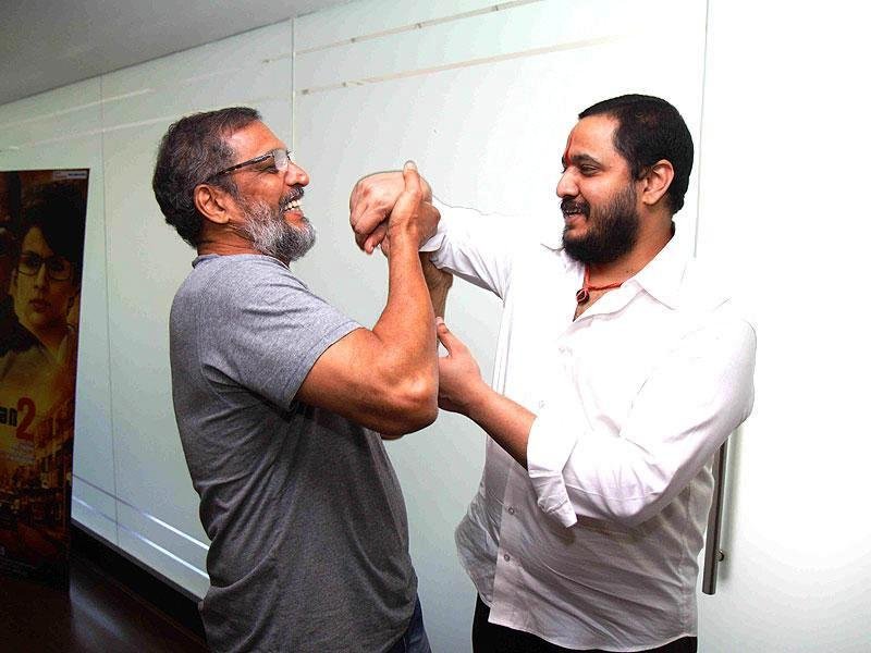 Nana Patekar With His Son Malhar Patekar