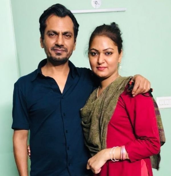 Nawazuddin Siddiqui With His Sister Syama Tamshi Siddiqui