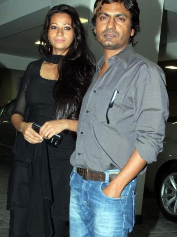 Nawazuddin Siddiqui With His Wife Aalia aka Anjali Kishor Pandey