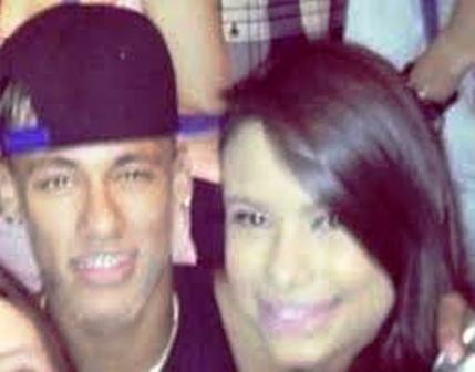 Neymar and Patricia Jordane