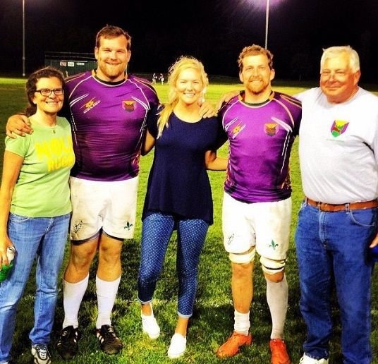 Nick Benvenutti with his family