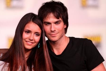 Nina Dobrev with Ian Somerhalder