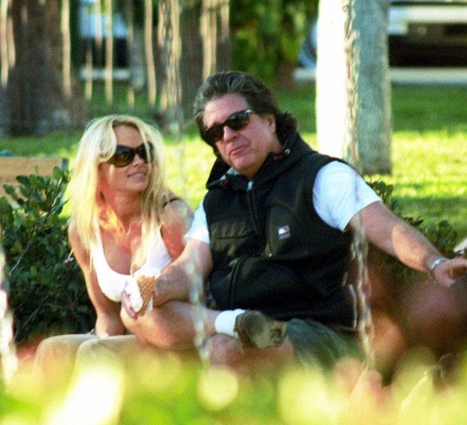 Pamela Anderson With Jon Peters