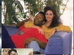 Pele with his ex-girlfriend Flavia Cavalcanti Rebelo