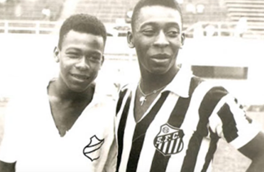 Pele with his brother