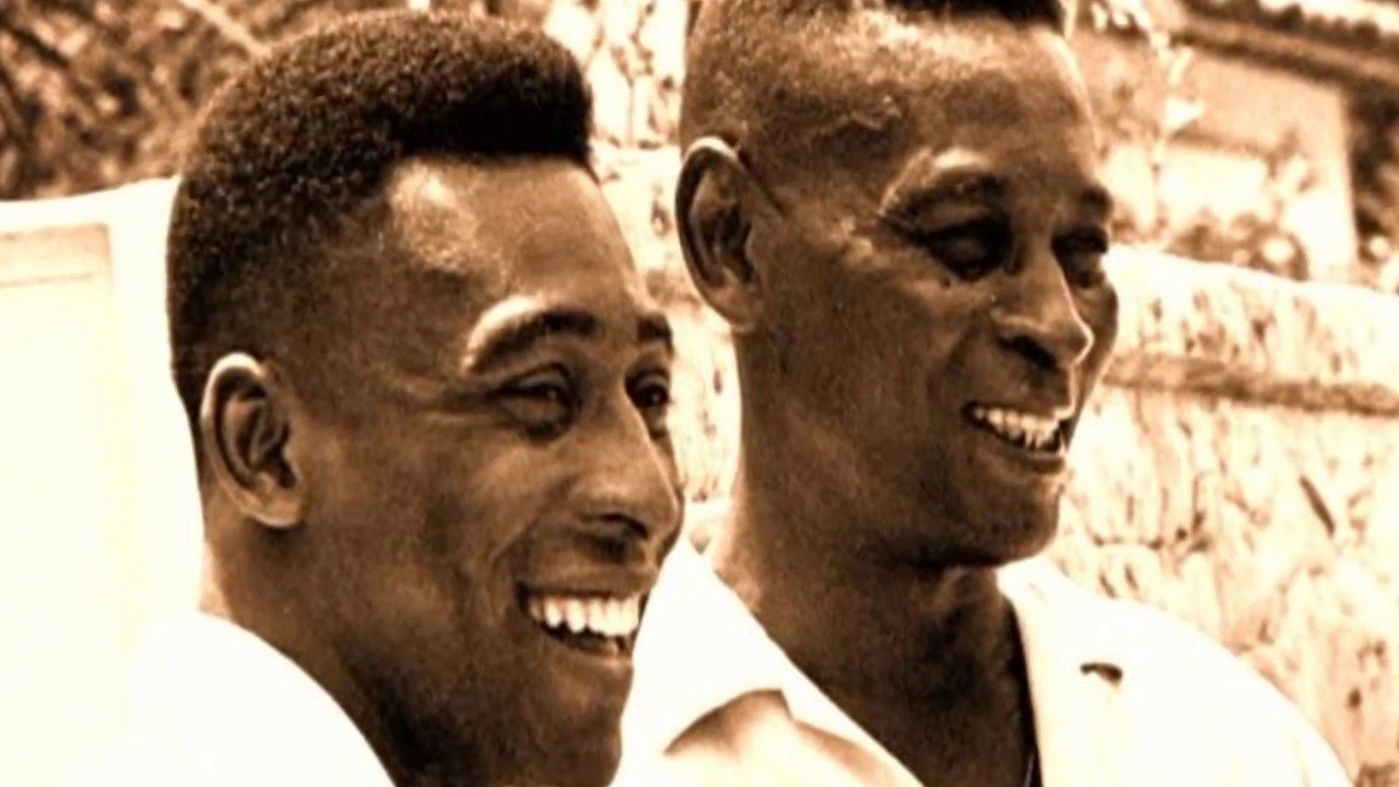 Pele with his father