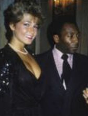 Pele with his ex-girlfriend Lenita Kurtz