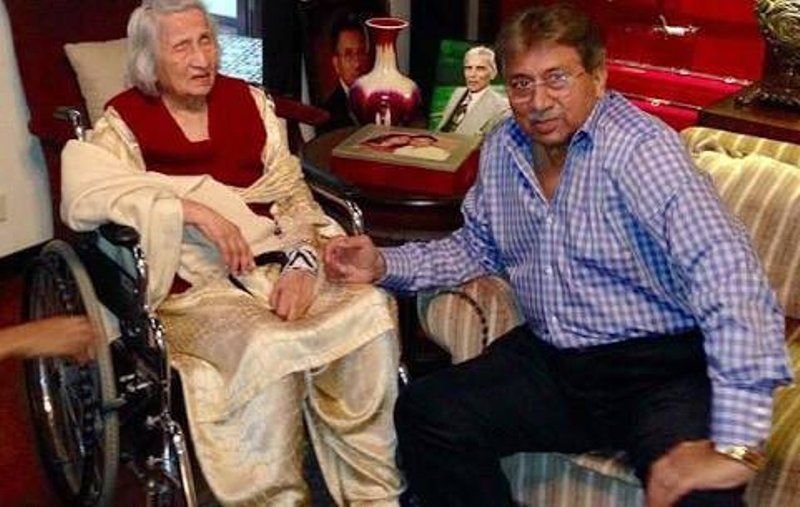 Pervez Musharraf With His Mother