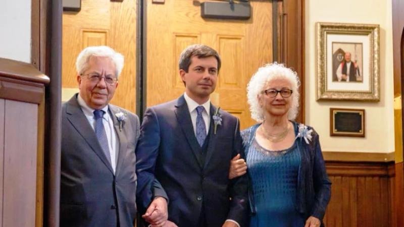 Pete Buttigieg With His Father Joseph and Mother Jennifer