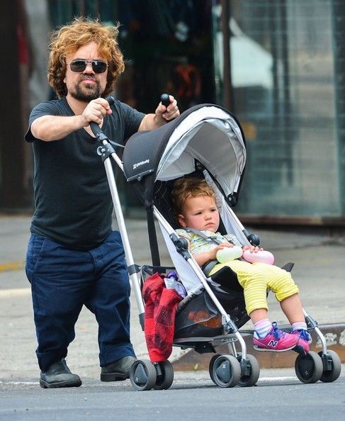 Peter Dinklage with his daughter Zelig