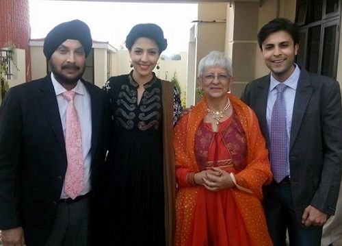 Poppy Jabbal with her family