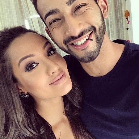 Priyanka Karki with Ayushman Joshi