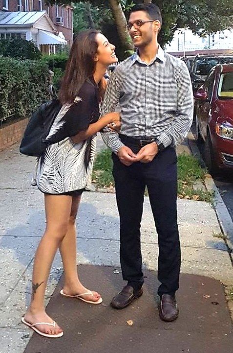 Priyanka Karki with her brother Parnit Karki