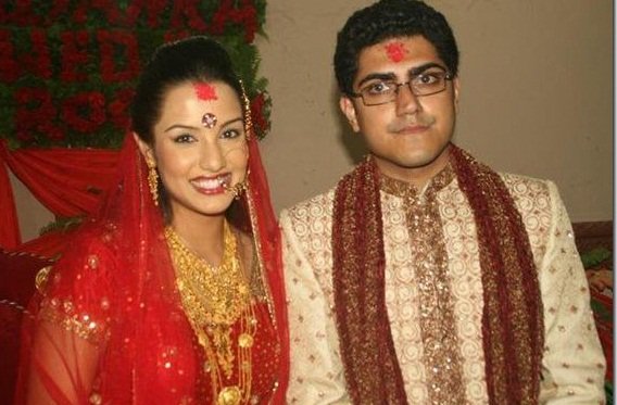 Priyanka Karki with her ex-husband