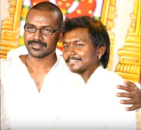 Raghava Lawrence with his brother Elwin