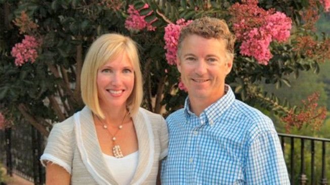 Rand Paul with his wife Kelly Paul