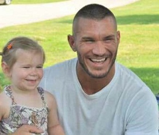 Randy Orton with Daughter