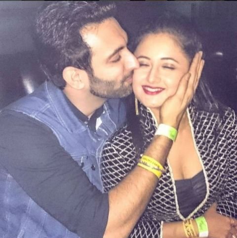 Rashami Desai with Nandish Sandhu