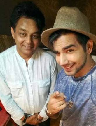 Rishi Dev with his father