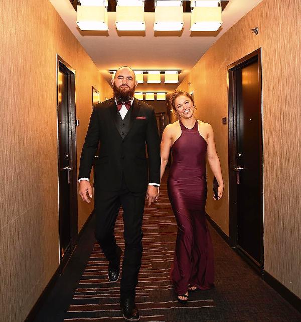 Ronda Rousey With Her Husband