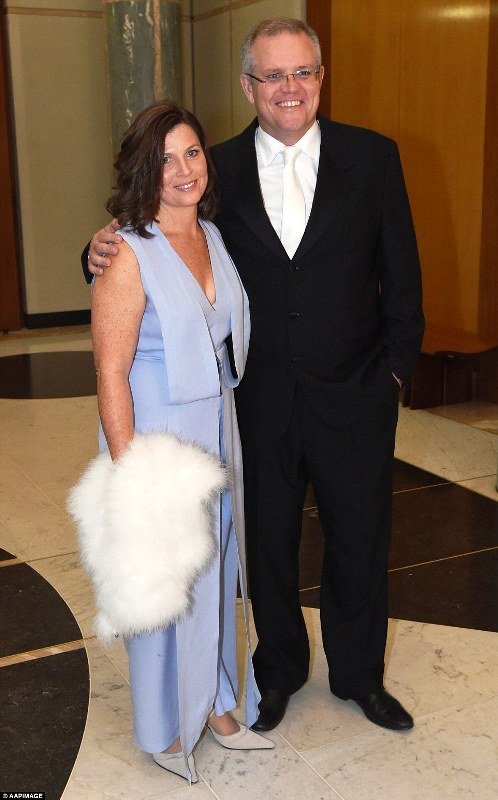 Scott Morrison with his wife Jennifer Morrison