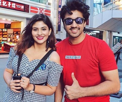 Shanice with Nikhil