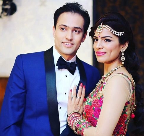 Shikha Singh with Karan Shah