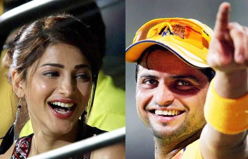 Shruti Haasan and Suresh Raina