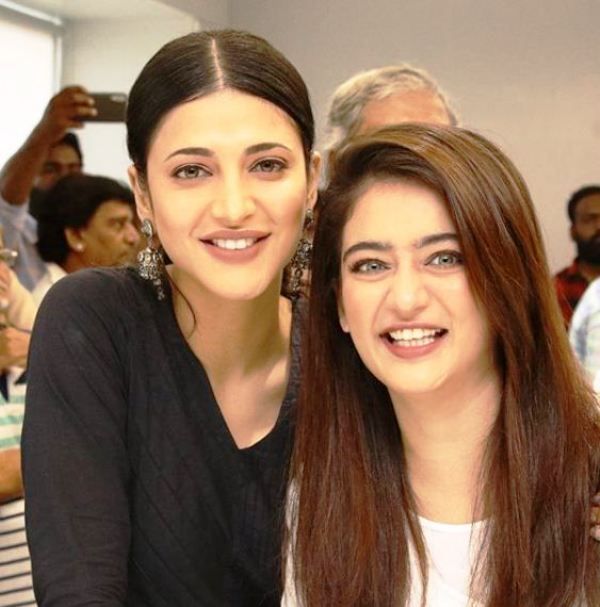 Shruti Haasan With Her Sister
