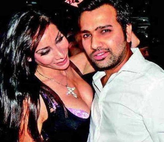 Rohit Sharma with Sofia Hayat