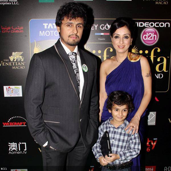 Sonu Nigam wifa and son