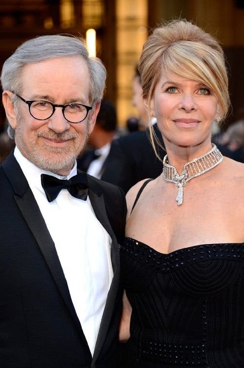 Spielberg with his wife Kate