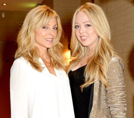 Tiffany Trump with her mother Marla Maples