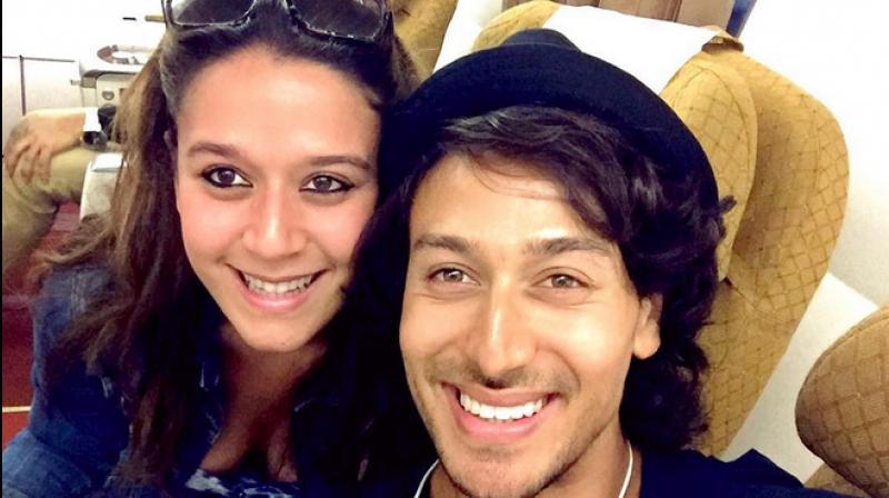 Tiger Shroff With His Sister Krishna Shroff
