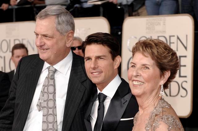 Tom Cruise with his parents