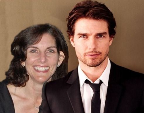 Tom Cruise with his sister Cass Mapother
