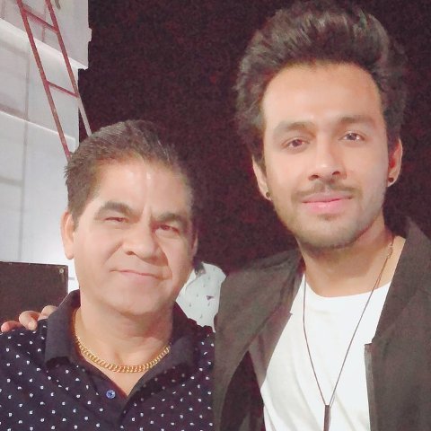 Tony Kakkar with his father