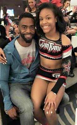 Trinity Gay with her father Tyson Gay