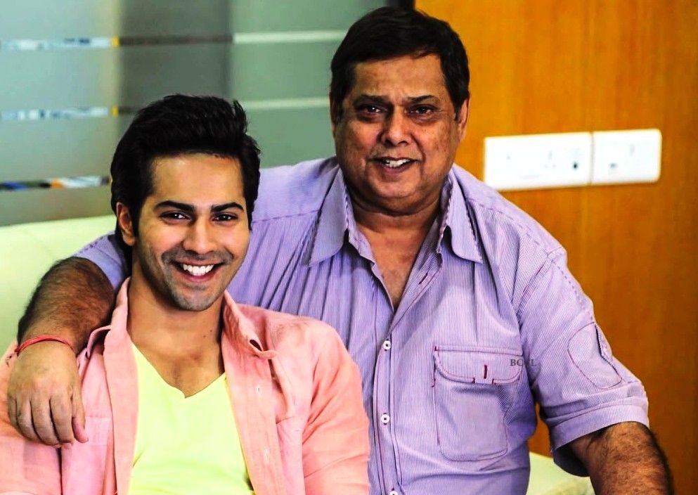 Varun Dhawan With His Father