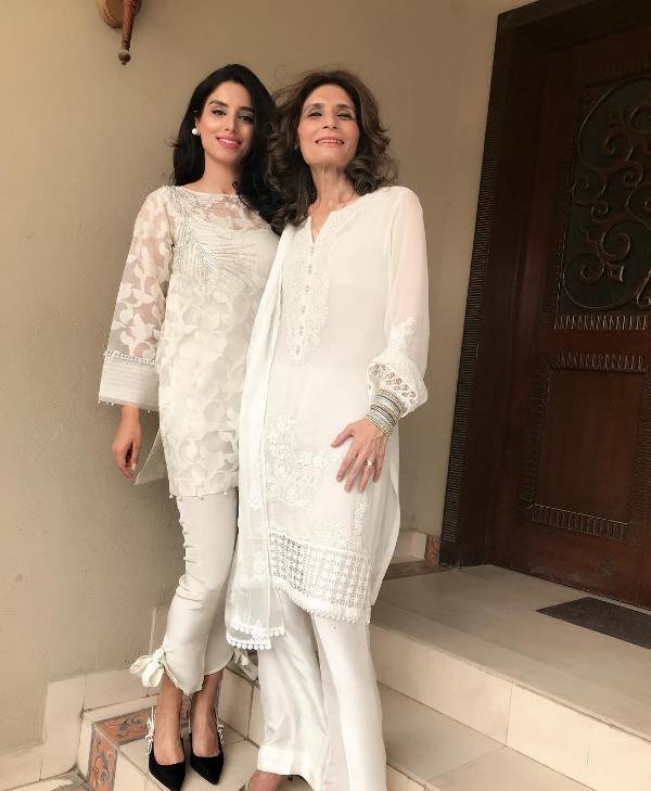 Zainab Abbas With Her Mother