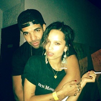 Zoe Kravitz and Drake